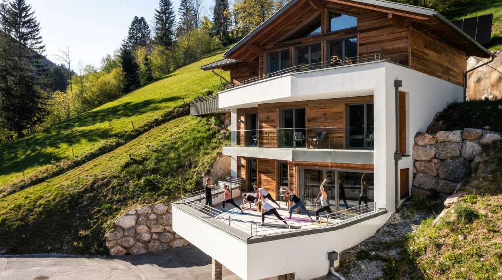 Workout auf der Terrasse des DasKöniglich